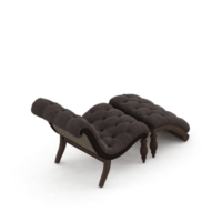 sillón isométrico aislado 3d render png