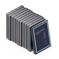 Isometric Books 3D render png