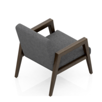 isometrisk stol 3d isolerat tolkning png