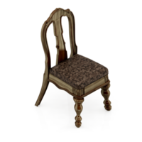 cadeira isométrica 3d renderização isolada png