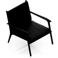 sillón isométrico aislado 3d render png