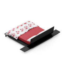 isometrico Camera da letto 3d rendere png