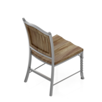 chaise isométrique rendu isolé 3d png