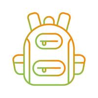 icono de vector de mochila