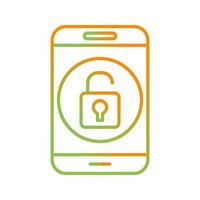 Unlock Mobile Vector Icon