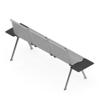 banc isométrique rendu 3d png