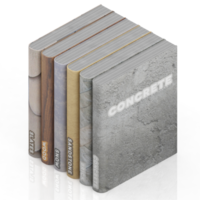 isometrico libri 3d rendere png