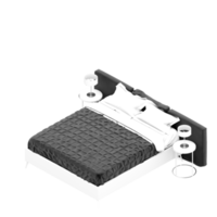 isometrico Camera da letto 3d rendere png