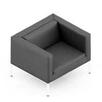 sillón isométrico aislado 3d render png