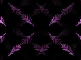 pattern tree branch with pink leaves on black background isolated closeup, botanical sign. Decoration elements for invitations, wedding cards, valentines day, greeting cards photo