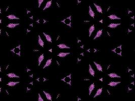pattern tree branch with pink leaves on black background isolated closeup, botanical sign. Decoration elements for invitations, wedding cards, valentines day, greeting cards photo