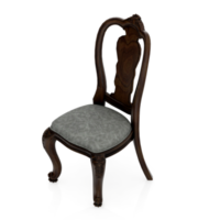 Isometric Chair 3D isolated rendering png