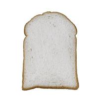 bread slice isolated on white background photo