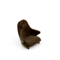 sillón isométrico aislado 3d render png