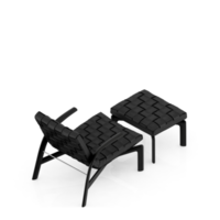 Isometric Chair 3D isolated rendering png