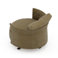 sillón isométrico aislado 3d render png