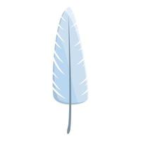 Softly feather icon, cartoon style vector