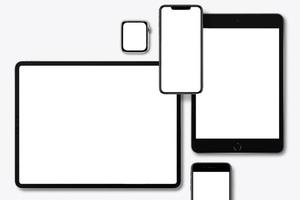 maqueta de captura de pantalla de prueba de procesamiento de aplicaciones de teléfonos móviles inteligentes foto