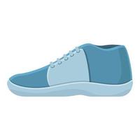 Trendy sneakers icon, cartoon style vector