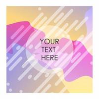 Colorful background with typography design vector