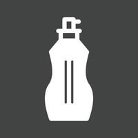 Perfume II Glyph Inverted Icon vector