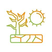 Drought Vector Icon