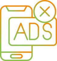 AD Block Vector Icon