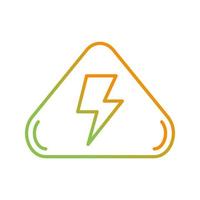 Electrical Hazard Vector Icon