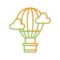 Hot Air Balloon Vector Icon