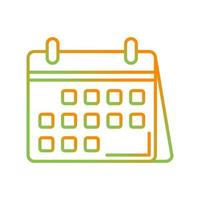 icono de vector de calendario