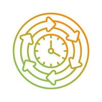 Processing Time Vector Icon