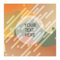 Multicolor background with typography vector