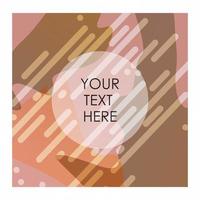 Brown and white pattern background vector