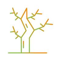 Dry Tree Vector Icon