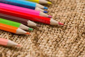 Colors arts pen, Leader Artist or Creative concept. photo