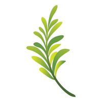 Rosemary spices icon, cartoon style vector