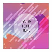 Colorful background with typography vector