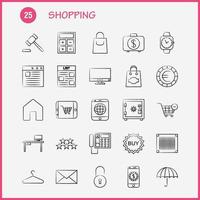 Shopping Hand Drawn Icon for Web Print and Mobile UXUI Kit Such as Christmas Party Star Winter Unlocked Lock Secure Security Pictogram Pack Vector