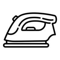 Housework iron icon, outline style vector