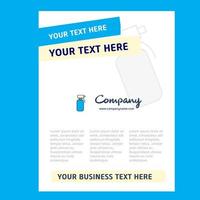 Water shower Title Page Design for Company profile annual report presentations leaflet Brochure Vector Background