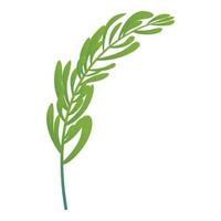 Rosemary fresh icon, cartoon style vector