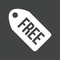 icono de glifo invertido gratis vector