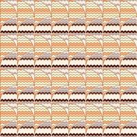 Hand drawn Tribal wave lines seamless pattern. Abstract zig zag mosaic tile ornament. vector
