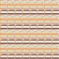 Hand drawn Tribal wave lines seamless pattern. Abstract zig zag mosaic tile ornament. vector