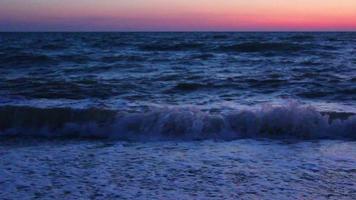 zonsondergang op zee video