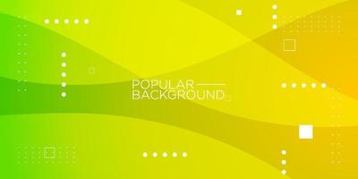 Abstract background light green and yellow vector pattern with wavy shapes. Shining colored illustration with simple pattern. Eps10 vector