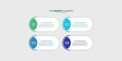 Business infographics timeline  design template with 4 step and option information. Premium vector with editable sign or symbol. Eps10 vector