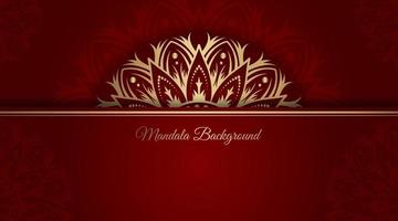 simple background with gold ornament border vector