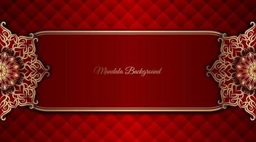 simple background with gold ornament border vector