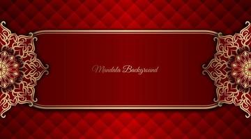 simple background with gold ornament border vector